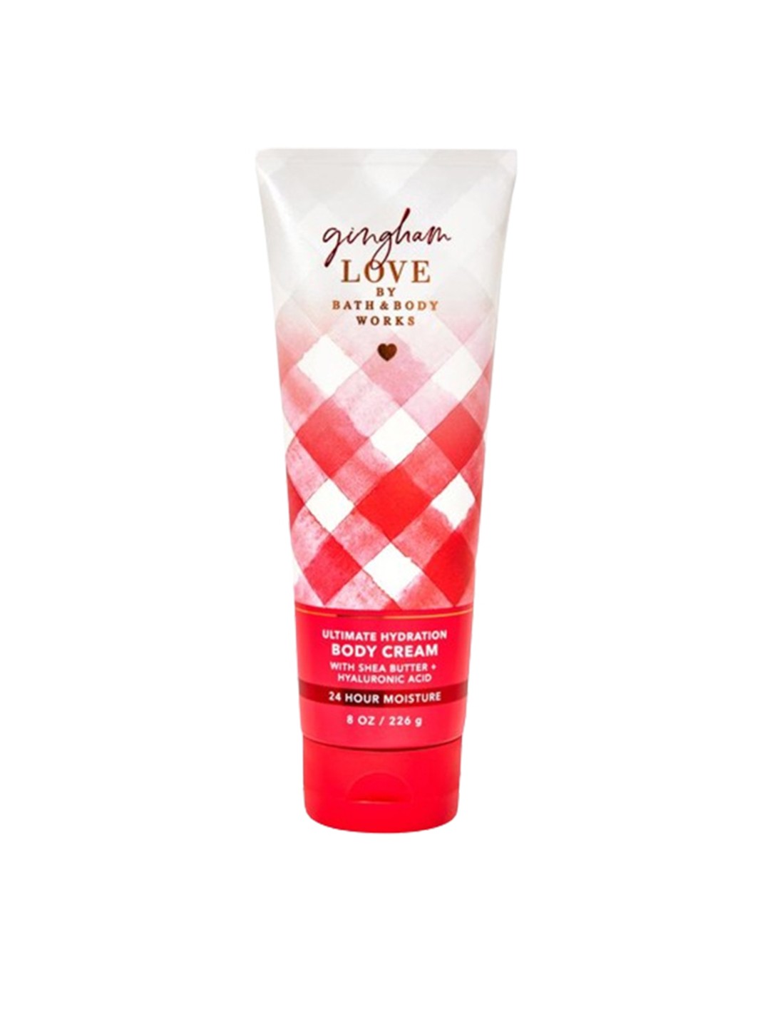 Bath & Body Works Gingham Love Ultimate Hydration Body Cream with Hyaluronic Acid - 226g, Red
Bath & Body Works Gingham Love Ultimate Hydration Body Cream with Hyaluronic Acid - 226g, Red