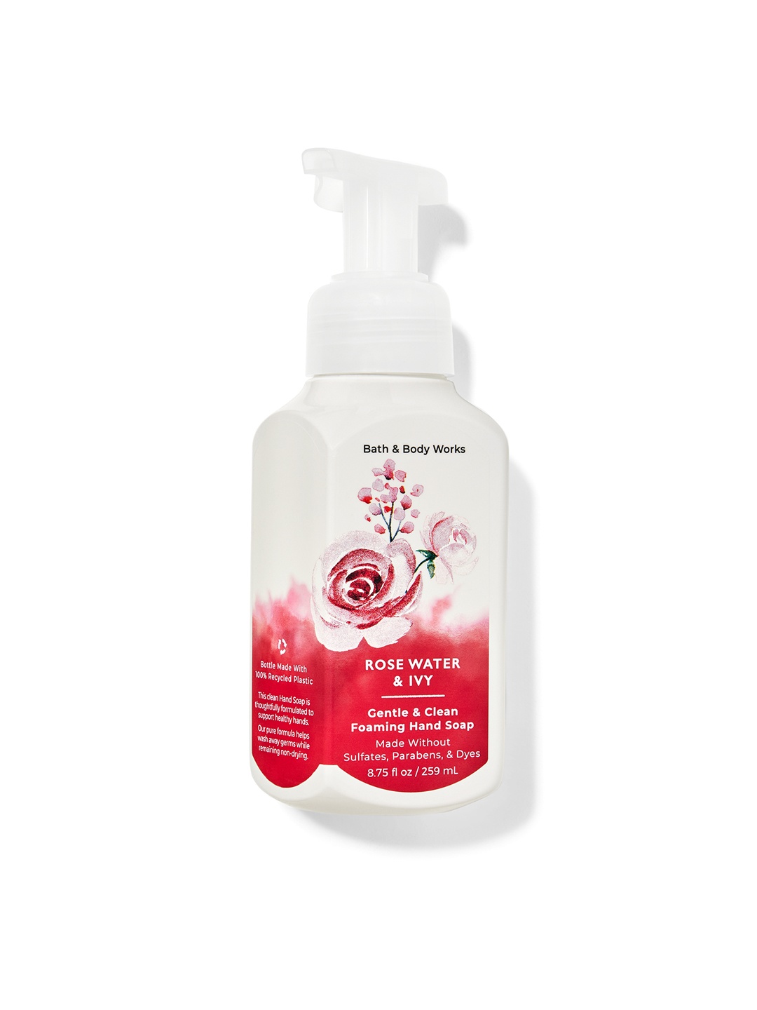 Bath & Body Works Rose Water & Ivy Gentle & Clean Foaming Hand Soap - 259 ml, Pink
Bath & Body Works Rose Water & Ivy Gentle & Clean Foaming Hand Soap - 259 ml, Pink