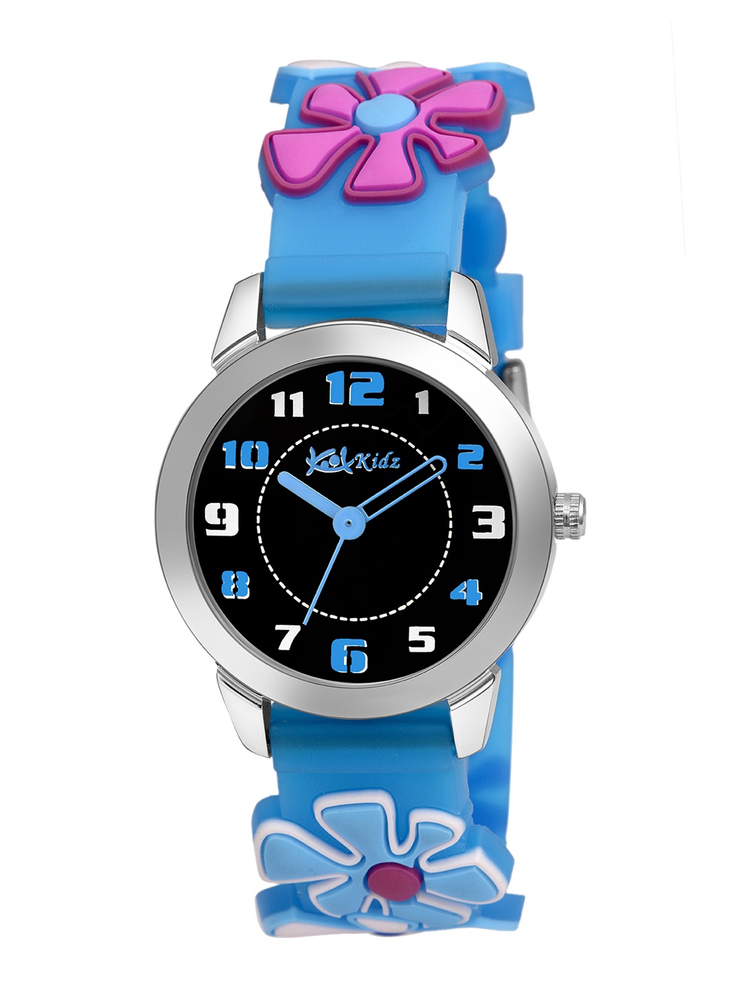 Kool Kidz Unisex Kids Black Printed Dial & Blue Straps Water Resistant Analogue Watch
Kool Kidz Unisex Kids Black Printed Dial & Blue Straps Water Resistant Analogue Watch