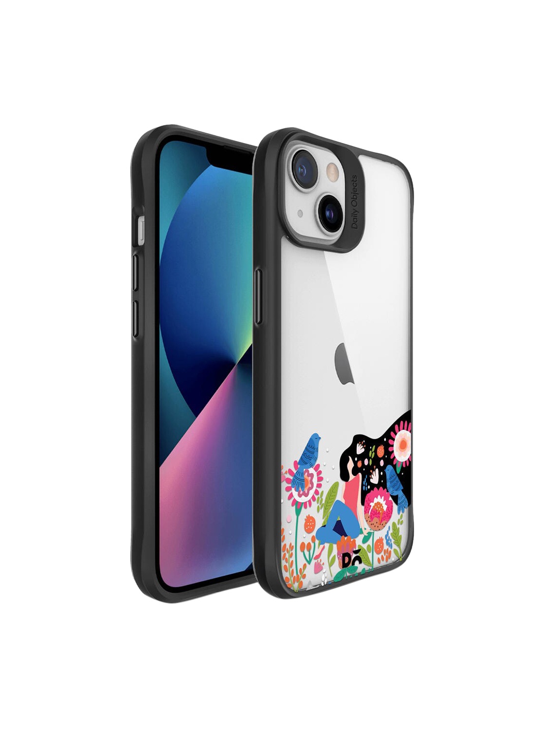 DailyObjects Transparent & Black Printed Hybrid Clear Case Cover For iPhone 13
DailyObjects Transparent & Black Printed Hybrid Clear Case Cover For iPhone 13
