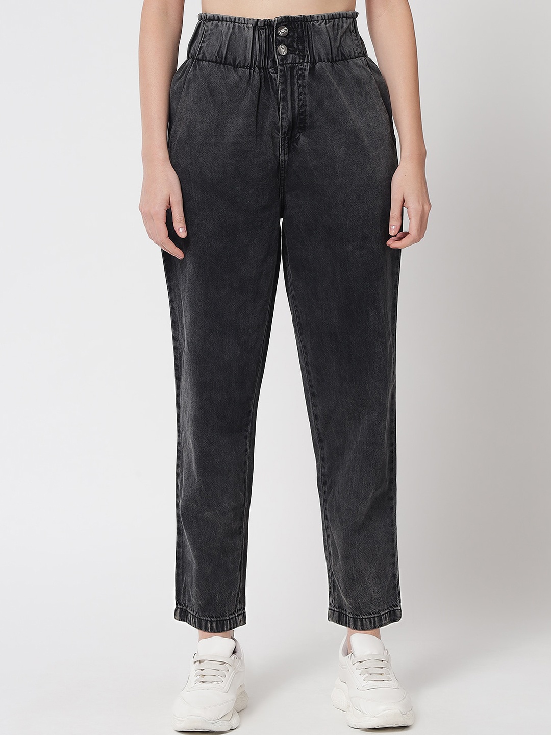 River Of Design Jeans Women Grey Boyfriend Fit High-Rise Low Distress Stretchable Jeans
River Of Design Jeans Women Grey Boyfriend Fit High-Rise Low Distress Stretchable Jeans