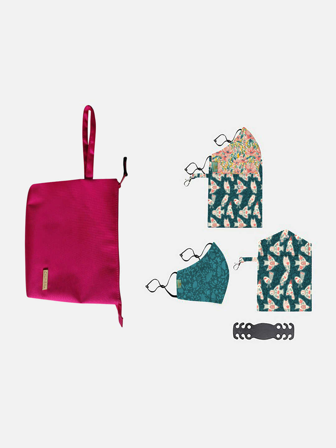 Chumbak Pack Of 2 Printed 4-Ply Cotton Cloth Mask, Green 
Chumbak Pack Of 2 Printed 4-Ply Cotton Cloth Mask, Green