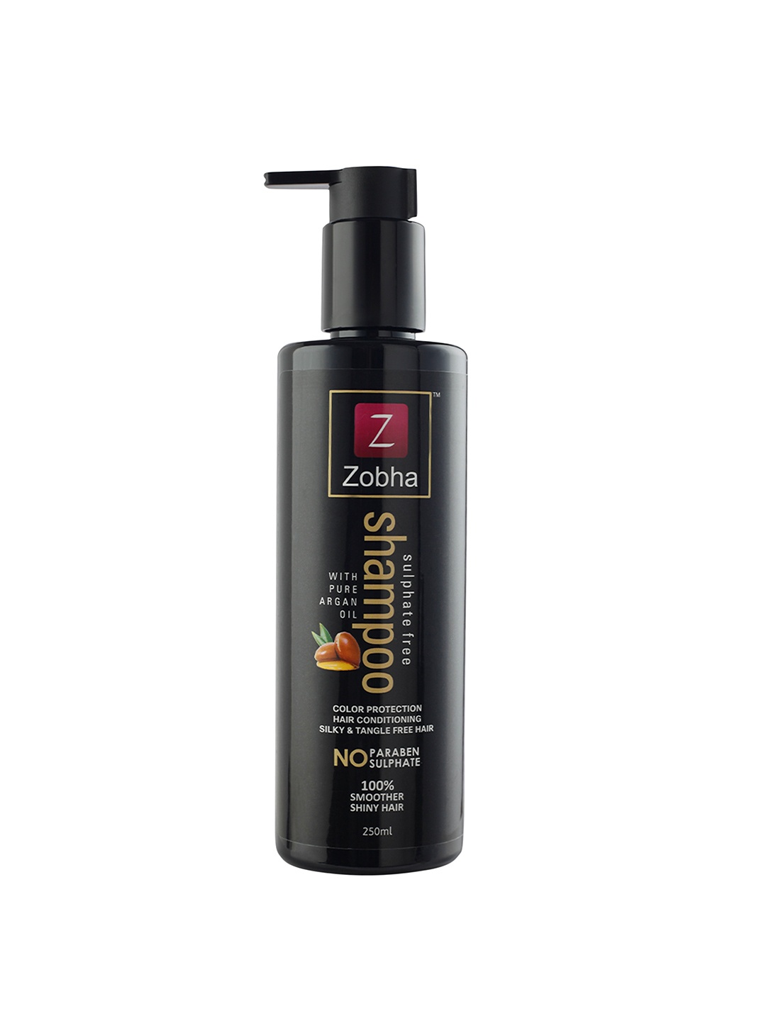 Zobha Sulphate Free Shampoo With Pure Argan Oil For Color Protection, Smooth & Silky Hair - 250ml, White
Zobha Sulphate Free Shampoo With Pure Argan Oil For Color Protection, Smooth & Silky Hair - 250ml, White