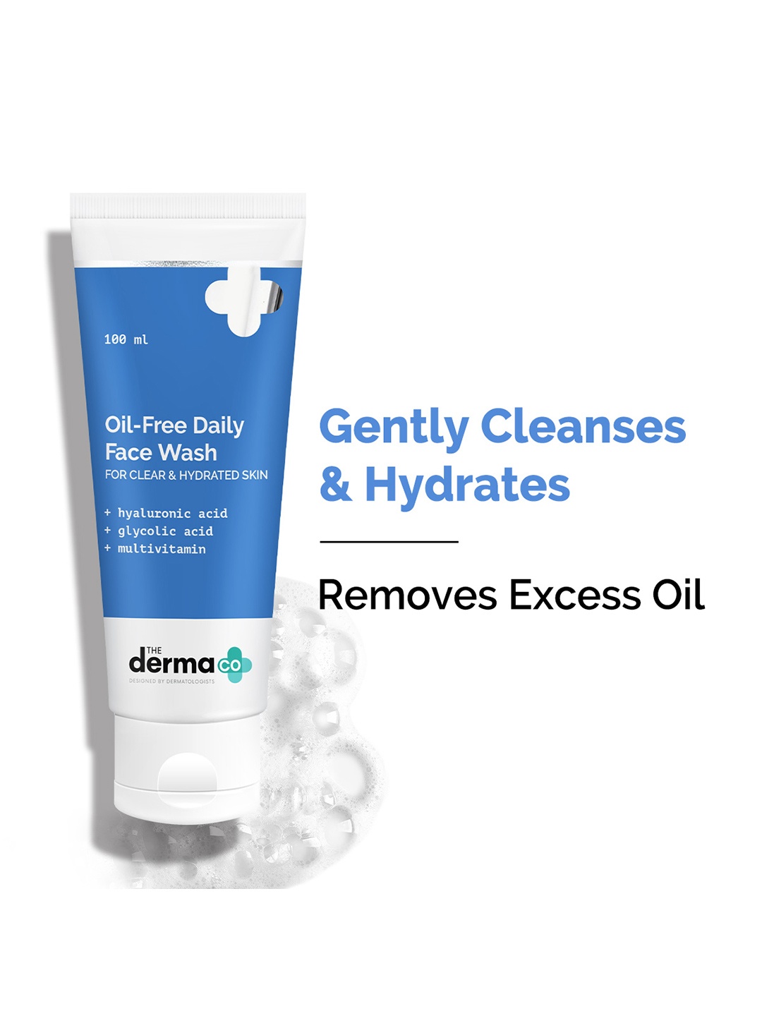 The Derma co. Oil-Free Daily Face Wash with Hyaluronic & Glycolic Acid - 100 ml, Blue
The Derma co. Oil-Free Daily Face Wash with Hyaluronic & Glycolic Acid - 100 ml, Blue