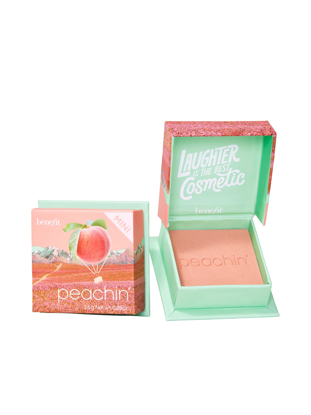 Benefit Cosmetics Smudge-Proof Soft Shimmer Finish Golden Peach Mini Blush 2.5 g - Peachin
Benefit Cosmetics Smudge-Proof Soft Shimmer Finish Golden Peach Mini Blush 2.5 g - Peachin