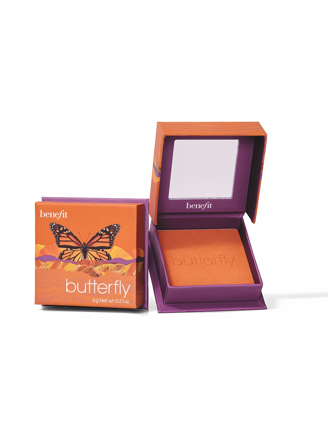Benefit Cosmetics Smudge-Proof Soft Shimmer Finish Golden Orange Blush 6 g - Butterfly
Benefit Cosmetics Smudge-Proof Soft Shimmer Finish Golden Orange Blush 6 g - Butterfly