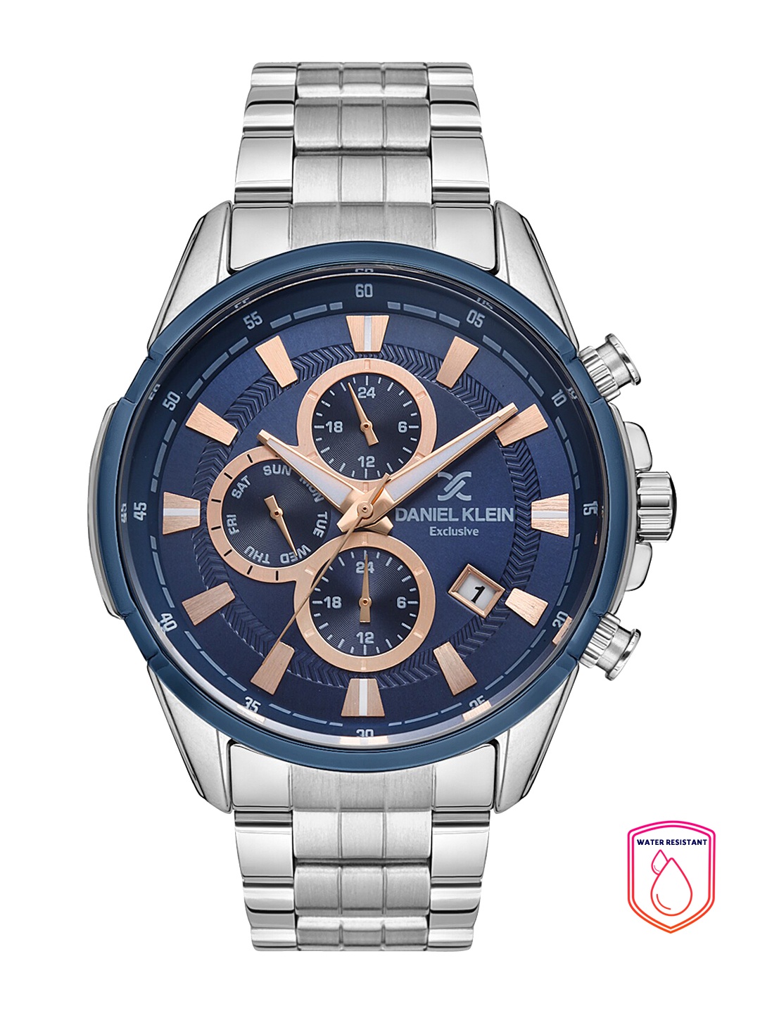 Daniel Klein Men Silver-Toned Dial Steel Bracelet Style Straps Analogue Watch-DK.1.13103-2
Daniel Klein Men Silver-Toned Dial Steel Bracelet Style Straps Analogue Watch-DK.1.13103-2