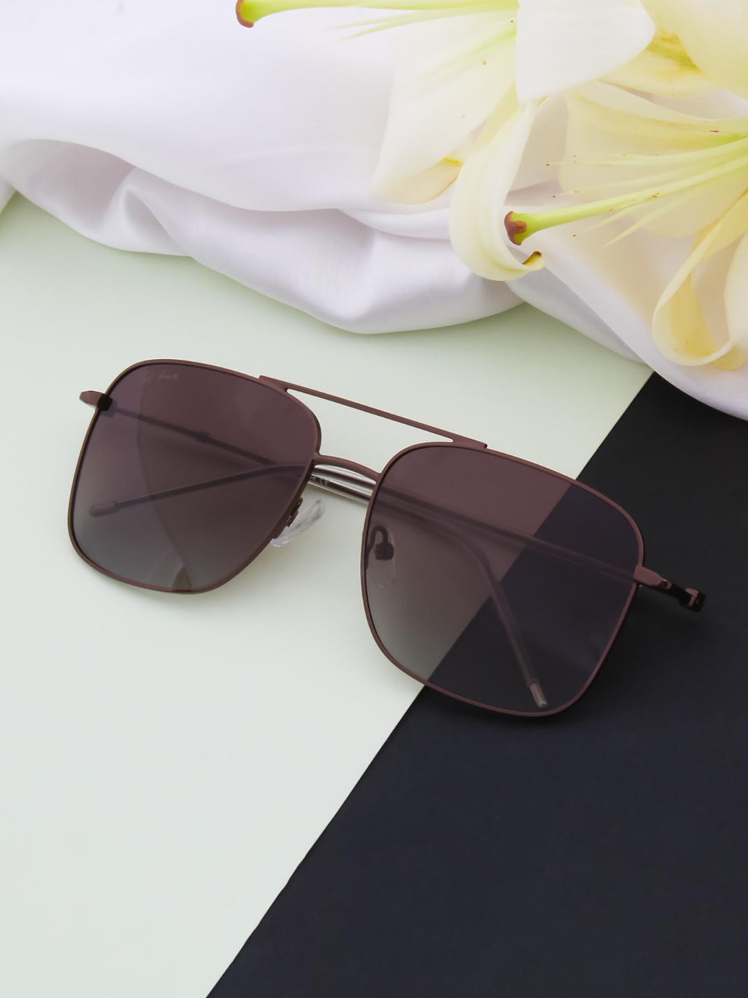 Ted Smith Unisex Brown Lens & Brown Aviator Sunglasses with Polarised and UV Protected Lens
Ted Smith Unisex Brown Lens & Brown Aviator Sunglasses with Polarised and UV Protected Lens