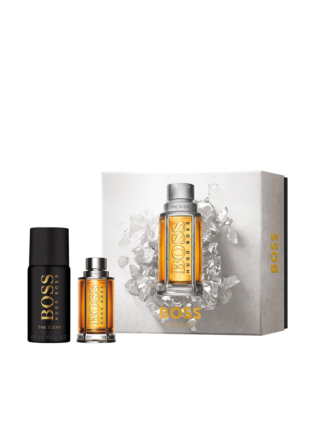 BOSS Men The Scent Fragrance Gift Set - Eau de Toilette 50ml & Deodorant 150ml, Yellow
BOSS Men The Scent Fragrance Gift Set - Eau de Toilette 50ml & Deodorant 150ml, Yellow