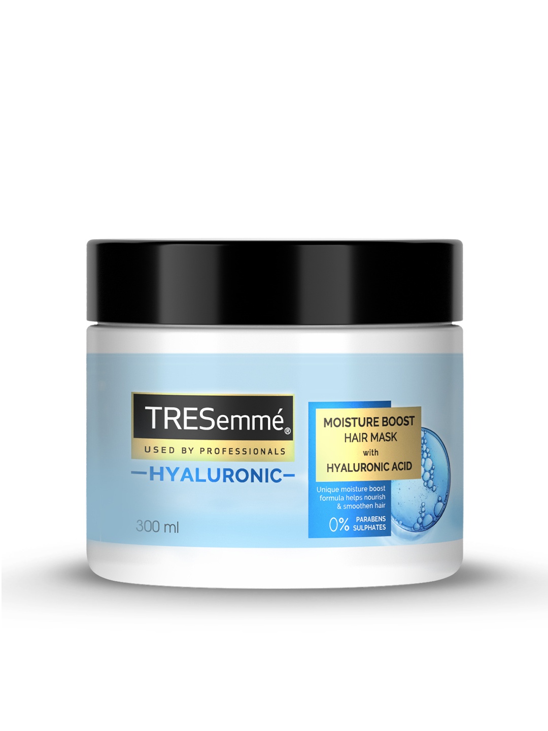 TRESemme Sulphate Free & Paraben Free Hyaluronic Moisture Boost Mask - 300 ml, White
TRESemme Sulphate Free & Paraben Free Hyaluronic Moisture Boost Mask - 300 ml, White