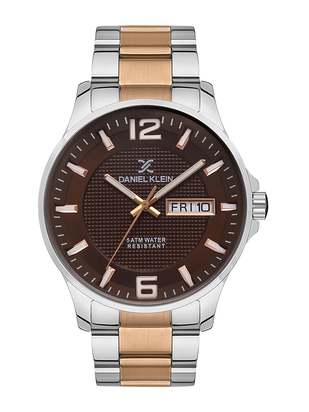 Daniel Klein Men Brown Dial & Silver Toned Stainless Steel Bracelet Style Straps Analogue Watch
Daniel Klein Men Brown Dial & Silver Toned Stainless Steel Bracelet Style Straps Analogue Watch
