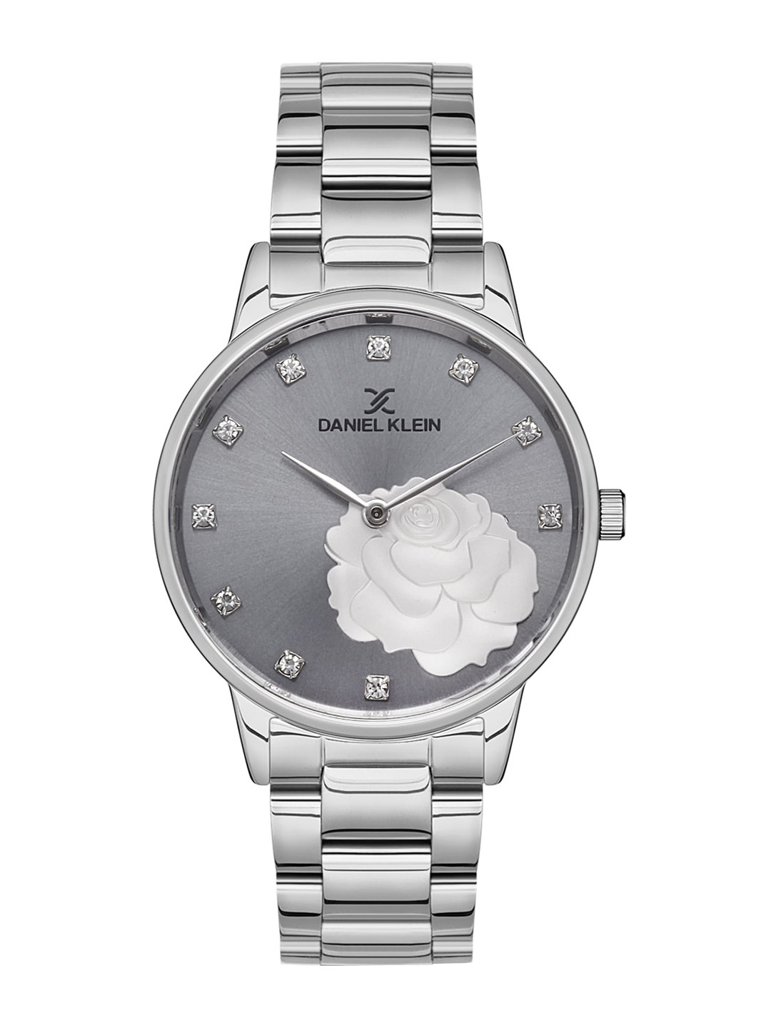 Daniel Klein Women Silver-Toned Printed Dial & Silver Toned Stainless Steel Bracelet Style Straps Analogue Watch
Daniel Klein Women Silver-Toned Printed Dial & Silver Toned Stainless Steel Bracelet Style Straps Analogue Watch