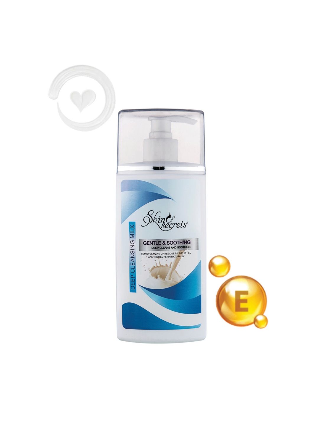 Skin Secrets Gentle & Soothing Deep Cleansing Milk To Remove Makeup & Impurities - 500ml, Blue
Skin Secrets Gentle & Soothing Deep Cleansing Milk To Remove Makeup & Impurities - 500ml, Blue