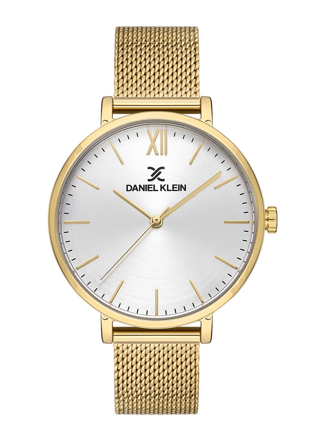 Daniel Klein Women Gold-Toned Dial & Gold Toned Bracelet Style Straps Analogue Watch
Daniel Klein Women Gold-Toned Dial & Gold Toned Bracelet Style Straps Analogue Watch