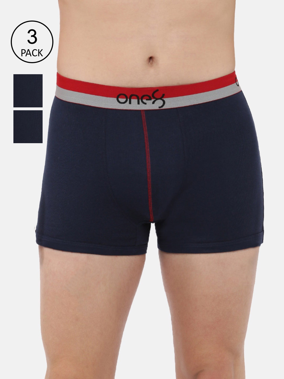 one8 by Virat Kohli Men Pack of 3 Solid Cotton Trunks ONE8_714_MBU_MBU_MBU_3PC, Navy blue
one8 by Virat Kohli Men Pack of 3 Solid Cotton Trunks ONE8_714_MBU_MBU_MBU_3PC, Navy blue