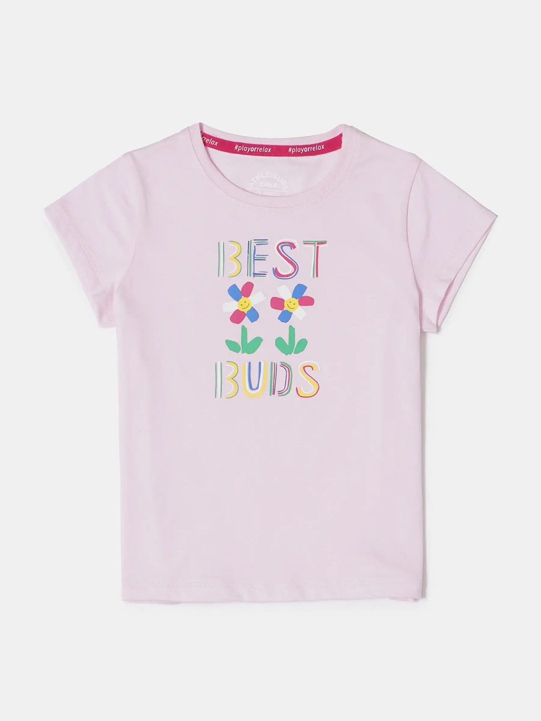 Jockey Girl's Super Combed Cotton Graphic Printed Round Neck Short Sleeve Tshirt-AG01, Pink
Jockey Girl's Super Combed Cotton Graphic Printed Round Neck Short Sleeve Tshirt-AG01, Pink