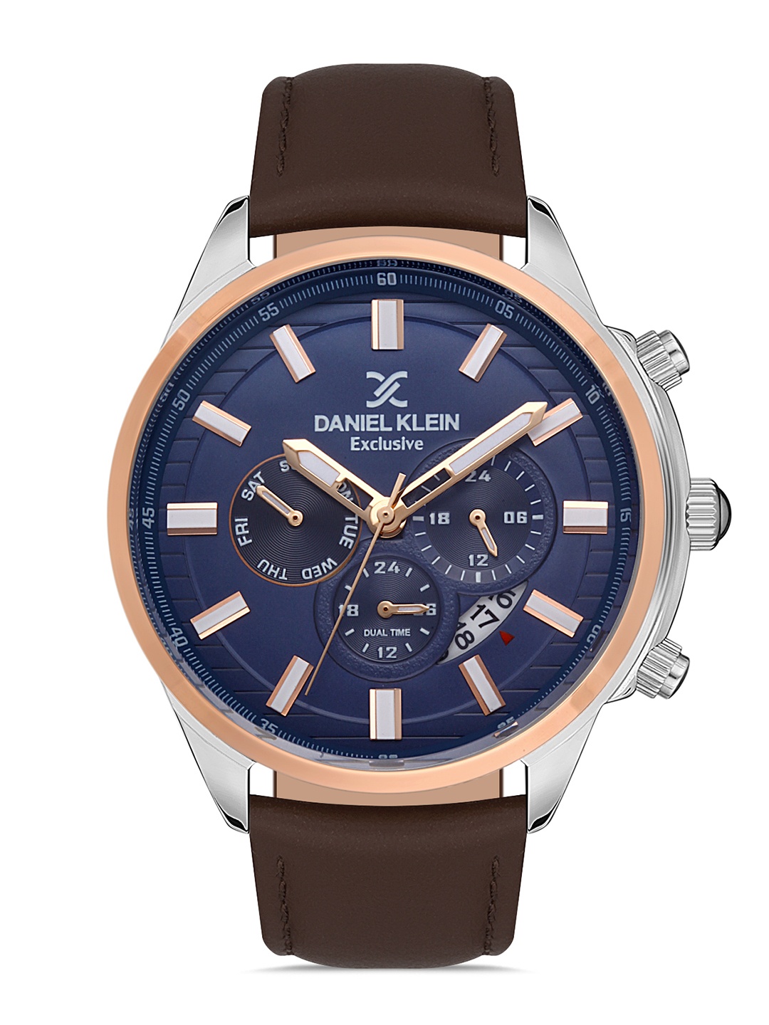 Daniel Klein Men Silver-Toned Dial & Brown Leather Straps Analogue Watch DK 1 13116-3
Daniel Klein Men Silver-Toned Dial & Brown Leather Straps Analogue Watch DK 1 13116-3