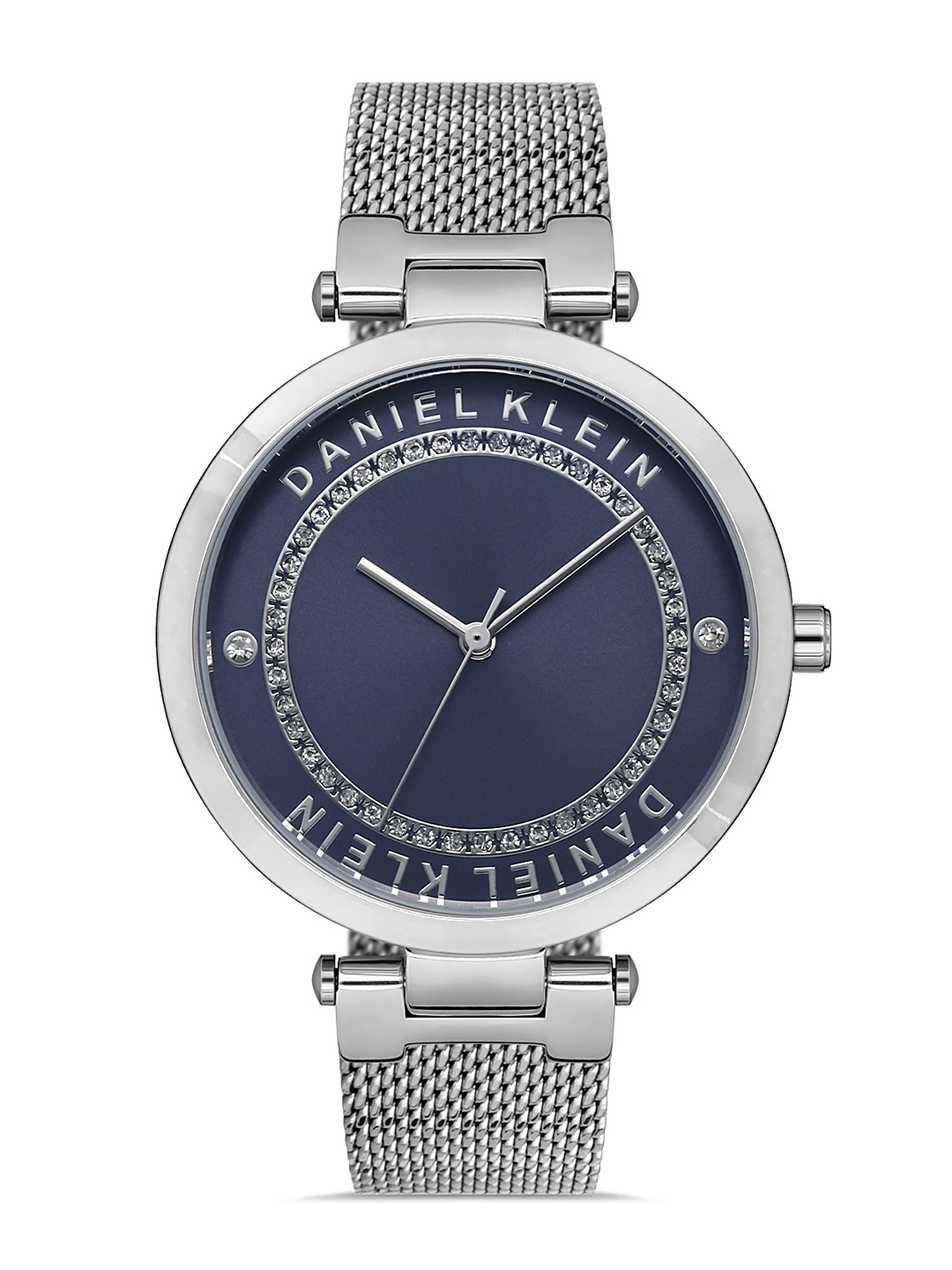 Daniel Klein Women Silver-Toned Embellished Dial & Silver Toned Bracelet Style Straps Analogue Watch DK 1 13049-6
Daniel Klein Women Silver-Toned Embellished Dial & Silver Toned Bracelet Style Straps Analogue Watch DK 1 13049-6