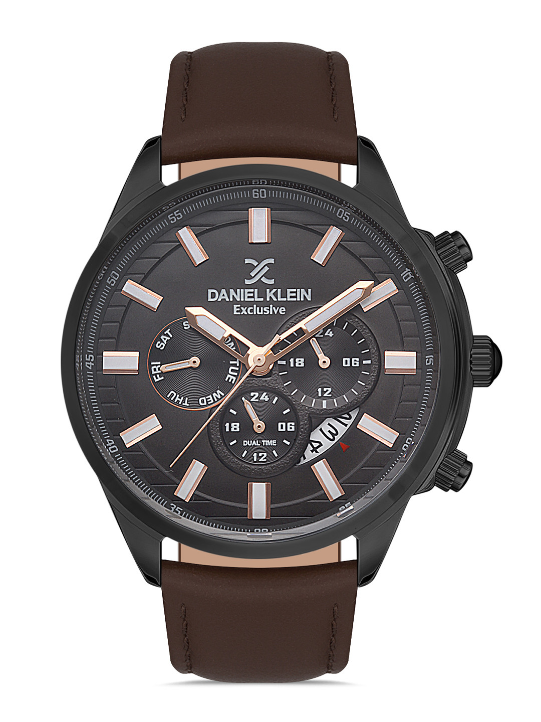 Daniel Klein Men Black Dial & Brown Leather Straps Analogue Watch DK 1 13116-5
Daniel Klein Men Black Dial & Brown Leather Straps Analogue Watch DK 1 13116-5