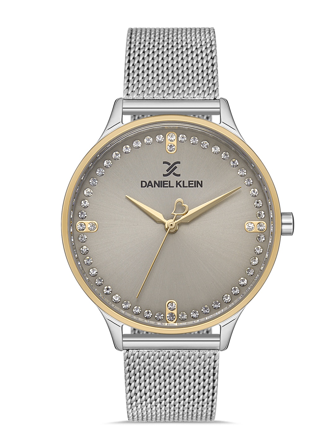 Daniel Klein Women Silver-Toned Embellished Dial & Silver Toned Bracelet Style Straps Analogue Watch DK 1 13043-5
Daniel Klein Women Silver-Toned Embellished Dial & Silver Toned Bracelet Style Straps Analogue Watch DK 1 13043-5