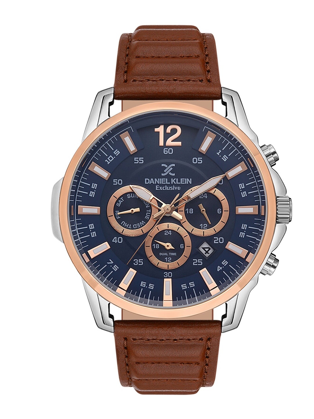 Daniel Klein Men Silver-Toned Dial & Brown Leather Straps Analogue Watch DK 1 13134-2
Daniel Klein Men Silver-Toned Dial & Brown Leather Straps Analogue Watch DK 1 13134-2