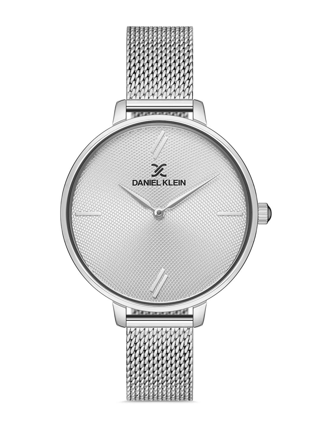 Daniel Klein Women Silver-Toned Dial & Silver Toned Bracelet Style Straps Analogue Watch DK 1 13159-1
Daniel Klein Women Silver-Toned Dial & Silver Toned Bracelet Style Straps Analogue Watch DK 1 13159-1