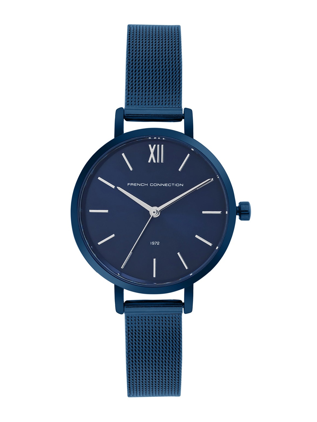 French Connection Women Blue Dial & Blue Stainless Steel Bracelet Style Straps Analogue Watch FCE22U
French Connection Women Blue Dial & Blue Stainless Steel Bracelet Style Straps Analogue Watch FCE22U