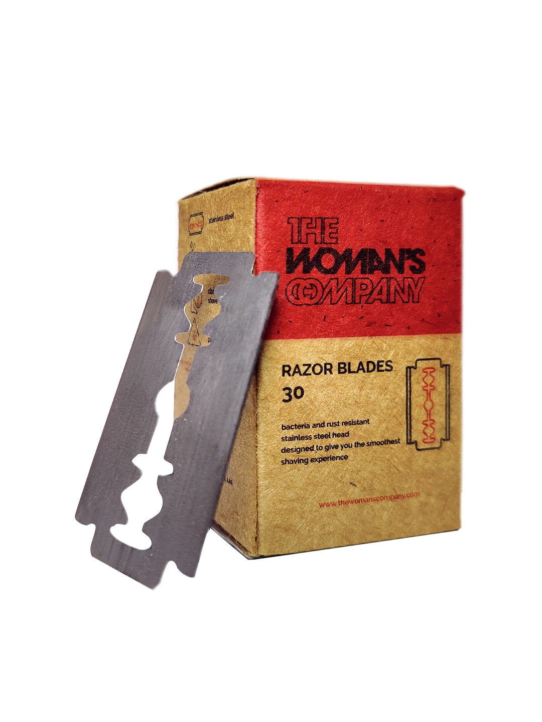 THE WOMAN'S COMPANY Hair Removal Replaceable Razor Blades for Smooth Shaving - 30 Pcs, Brown
THE WOMAN'S COMPANY Hair Removal Replaceable Razor Blades for Smooth Shaving - 30 Pcs, Brown