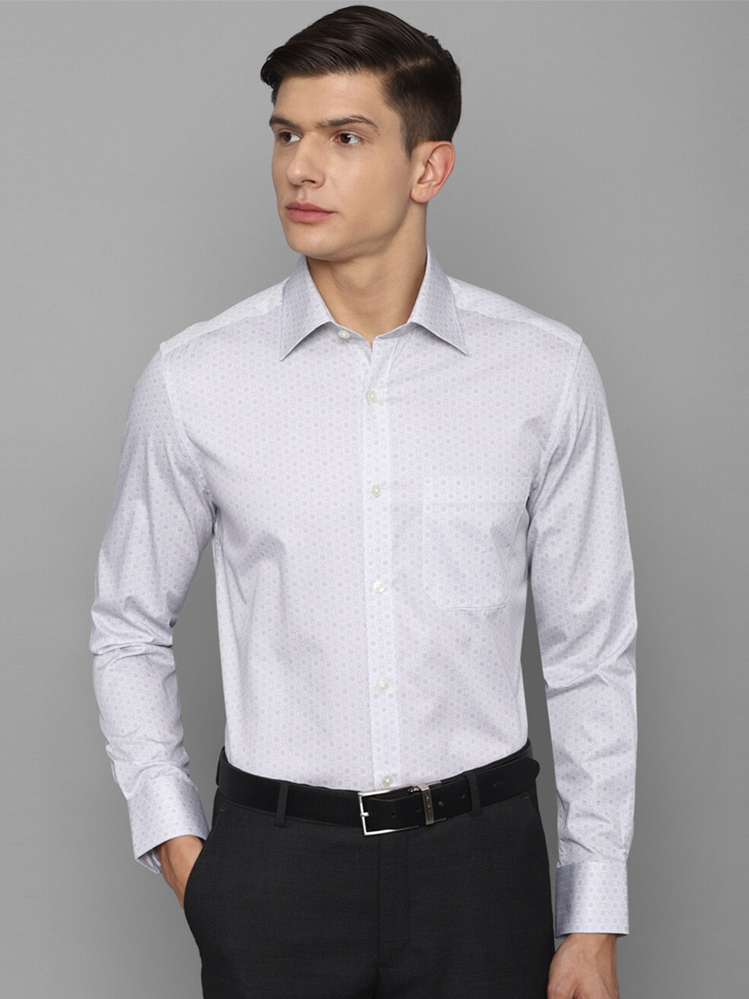 Louis Philippe Men White Printed Formal Shirt
Louis Philippe Men White Printed Formal Shirt
