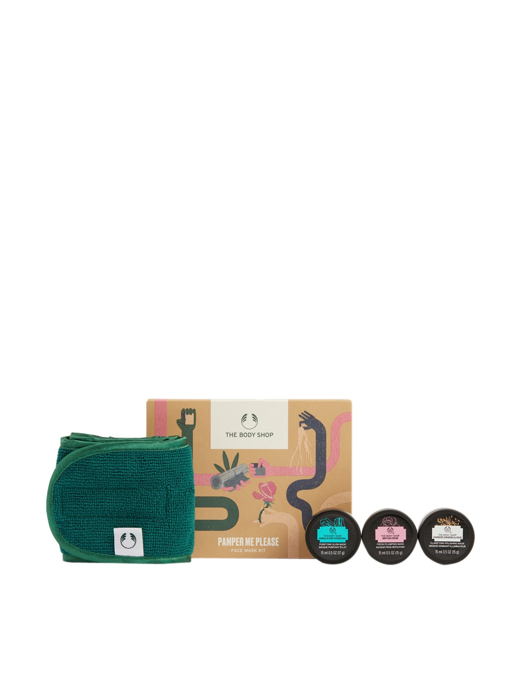 THE BODY SHOP Pamper Me Please Face Mask Kit - 15 ml each, Multi