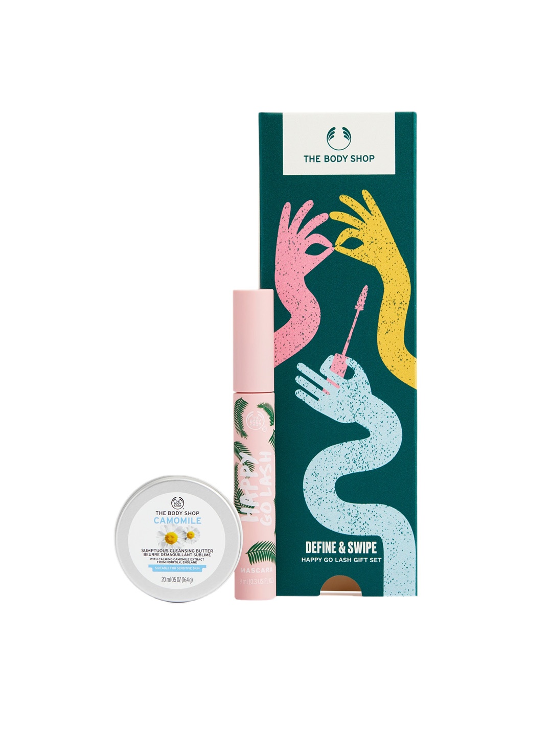 THE BODY SHOP Define & Swipe Happy Go Lash Gift Set - Chamomile Cleansing Butter & Mascara, Multi
THE BODY SHOP Define & Swipe Happy Go Lash Gift Set - Chamomile Cleansing Butter & Mascara, Multi