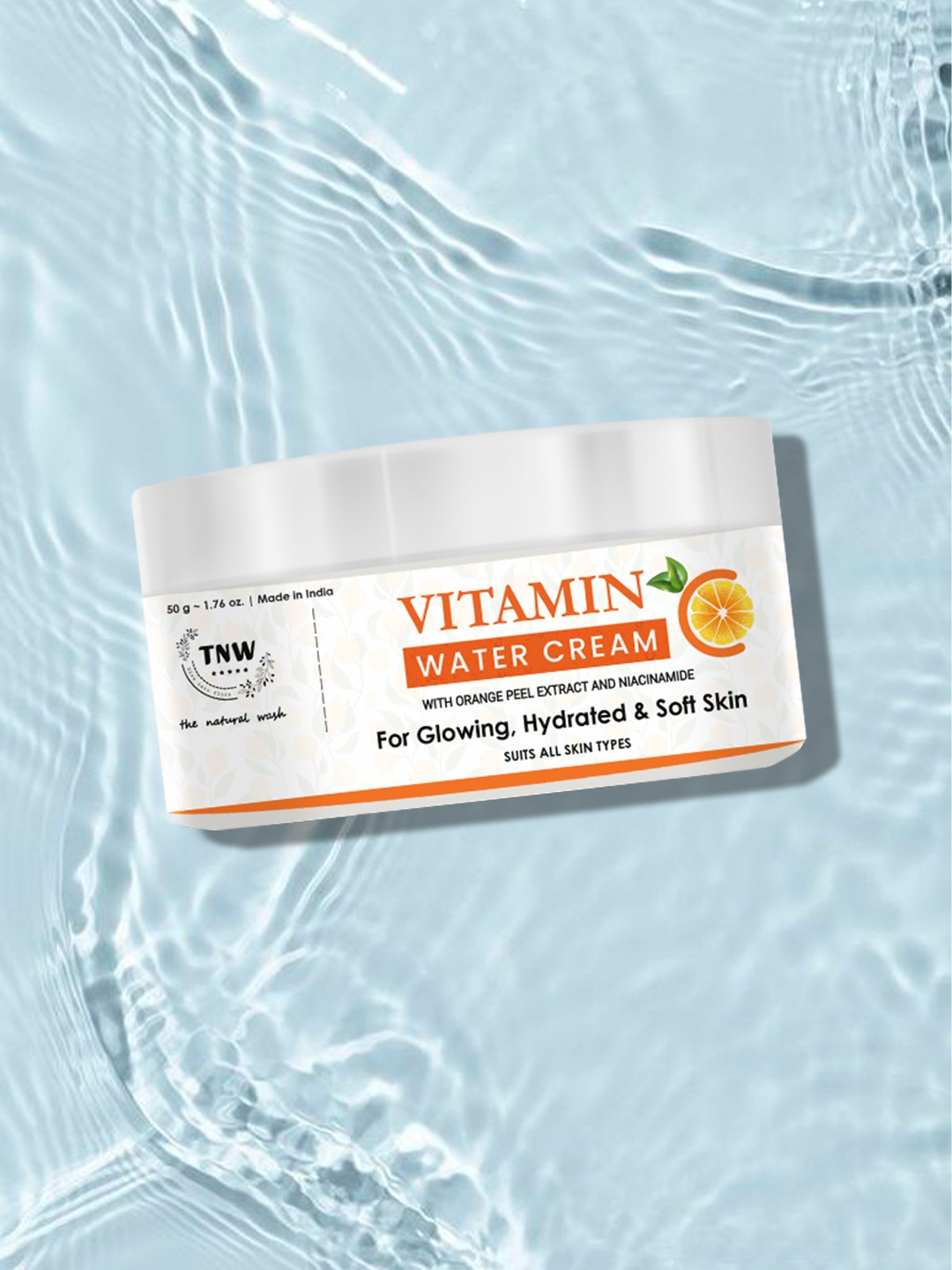 TNW the natural wash Vitamin C Water Cream With Hyaluronic Acid & Niacinamide - 50g, Off white
TNW the natural wash Vitamin C Water Cream With Hyaluronic Acid & Niacinamide - 50g, Off white