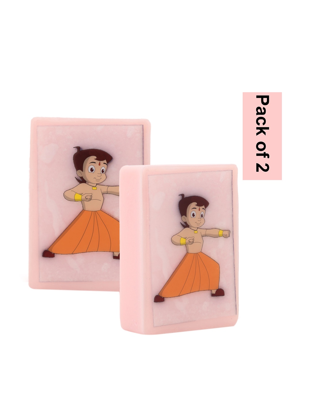 Stay Soapy Set of 2 100% Pure & Natural Cartoon Chota Bheem Bathing Soap - 120 g Each, Pink
Stay Soapy Set of 2 100% Pure & Natural Cartoon Chota Bheem Bathing Soap - 120 g Each, Pink