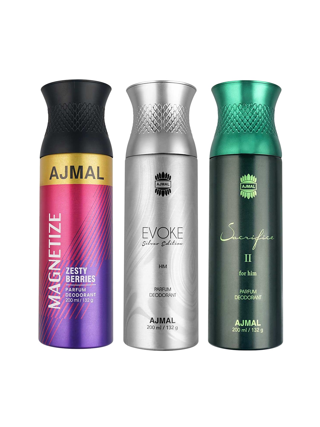 Ajmal Black Fragrance Gift Set 200 ml each