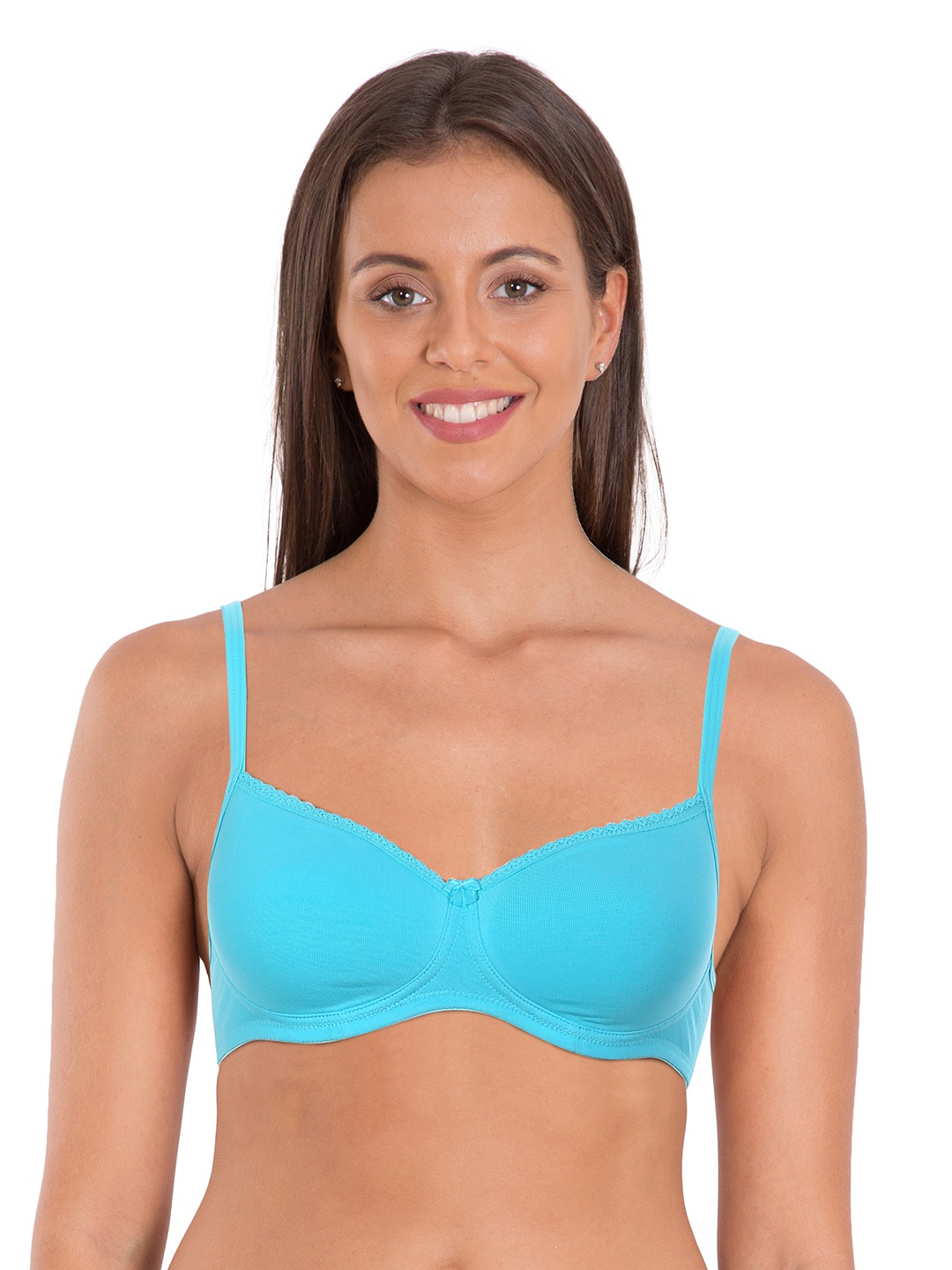 Jockey Wirefree Padded Cotton Stretch Medium Coverage Lace Styling T-Shirt Bra 1723-0105, Blue
Jockey Wirefree Padded Cotton Stretch Medium Coverage Lace Styling T-Shirt Bra 1723-0105, Blue