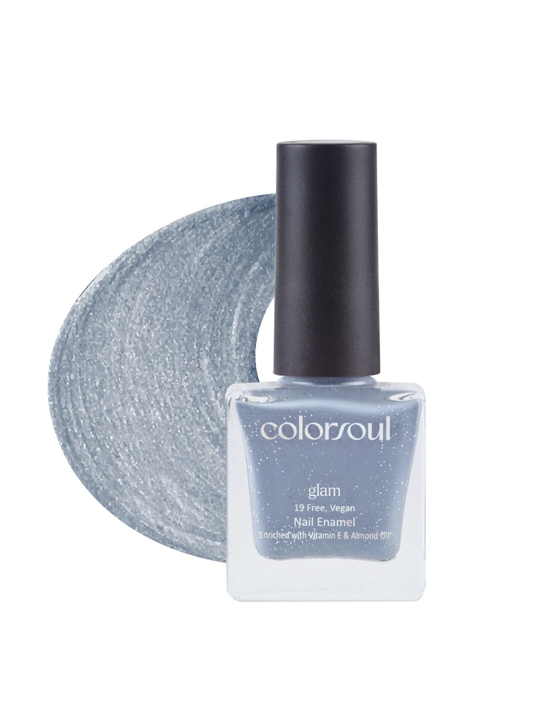 Colorsoul Glam Vegan Nail Enamel with Vitamin E & Almond Oil - Bare Dazzle G06, Blue
Colorsoul Glam Vegan Nail Enamel with Vitamin E & Almond Oil - Bare Dazzle G06, Blue