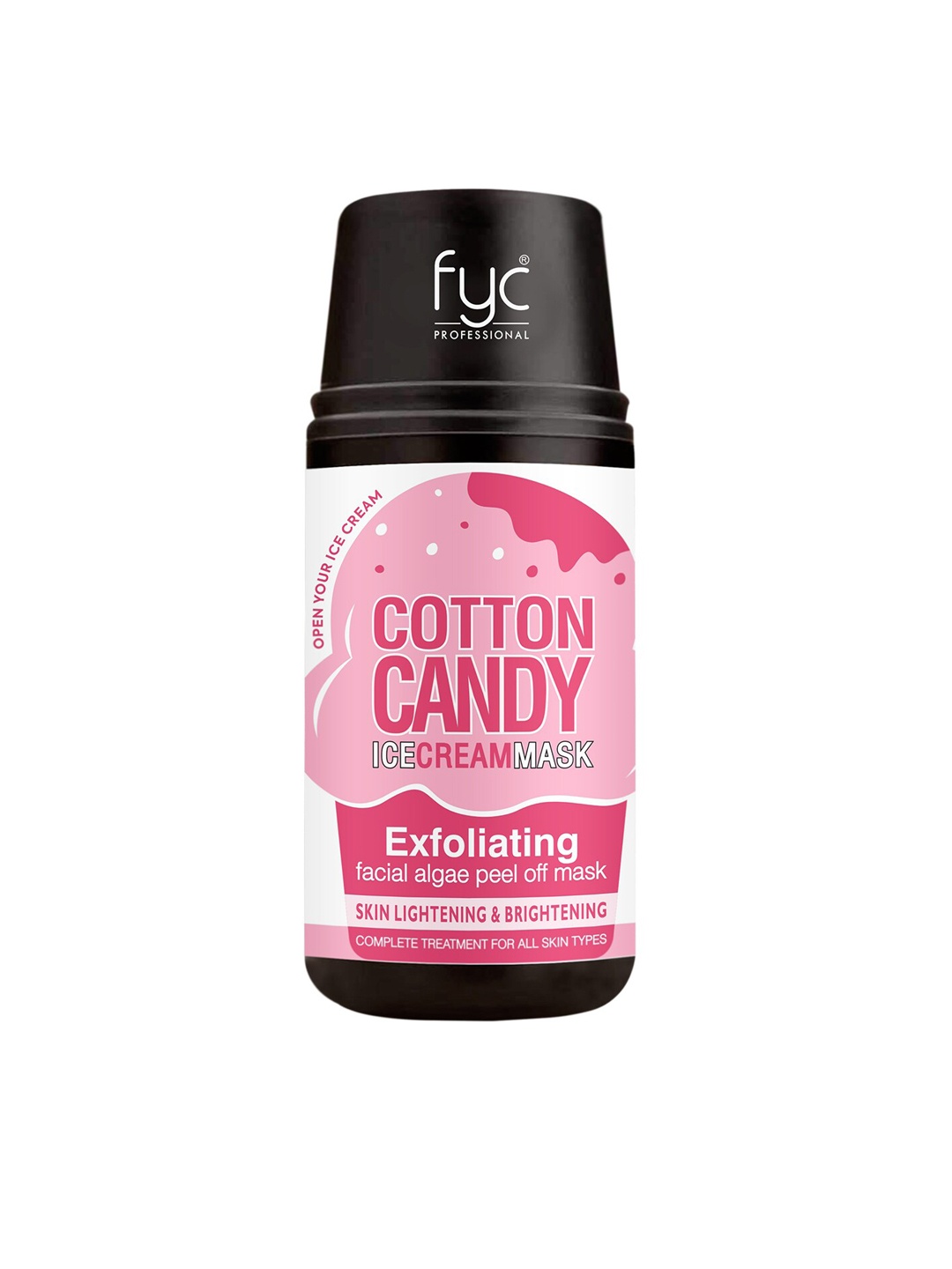 FYC Professional Cotton Candy Exfoliating Ice Cream Peel-Off Mask with Mulberry - 200ml, Pink
FYC Professional Cotton Candy Exfoliating Ice Cream Peel-Off Mask with Mulberry - 200ml, Pink