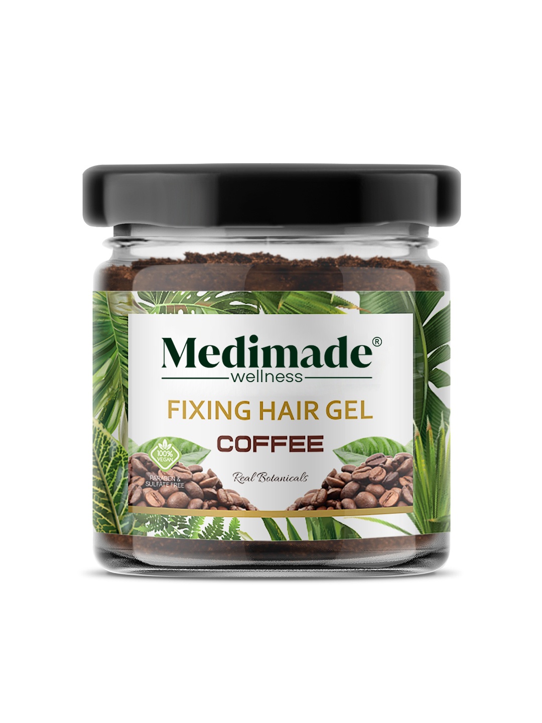 Medimade Real Botanicals Coffee Fixing Hair Gel with Vitamin E & Pro Vitamin B5 - 30 g, Brown
Medimade Real Botanicals Coffee Fixing Hair Gel with Vitamin E & Pro Vitamin B5 - 30 g, Brown