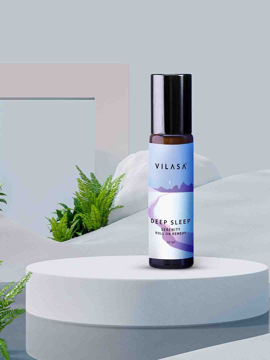VILASA Deep Sleep Roll On Remedy to Relaxes the Mind & Drift Into a Peaceful Sleep -10 ml, Blue
VILASA Deep Sleep Roll On Remedy to Relaxes the Mind & Drift Into a Peaceful Sleep -10 ml, Blue