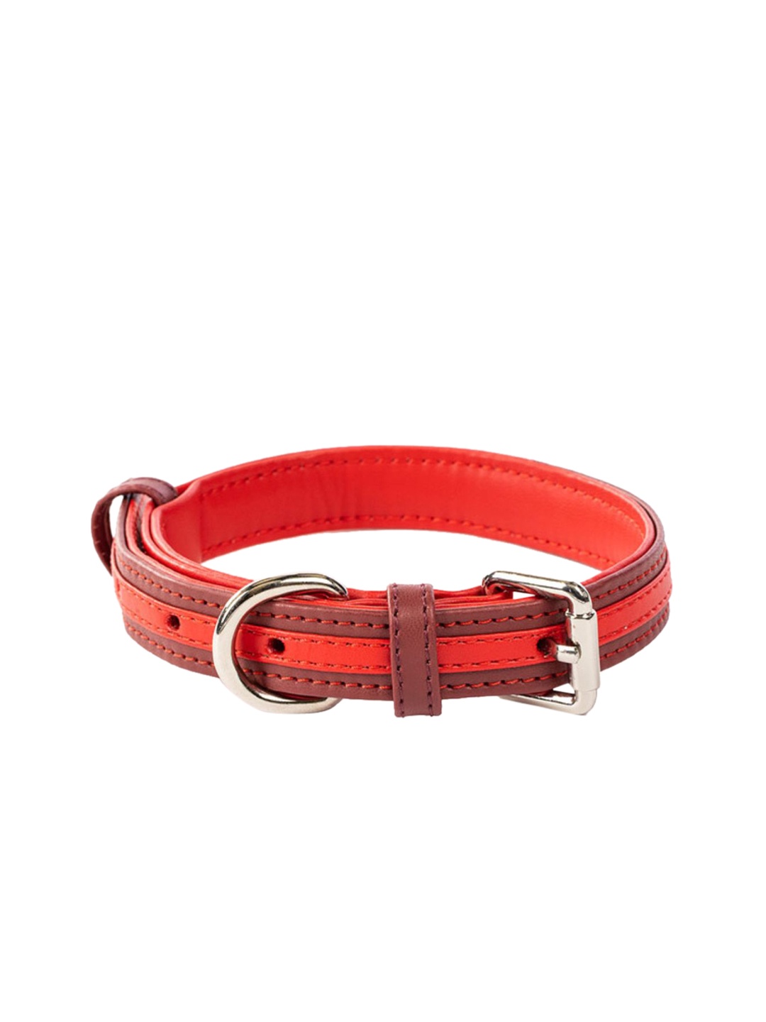 thepawpstarco Red Solid Dog Collar