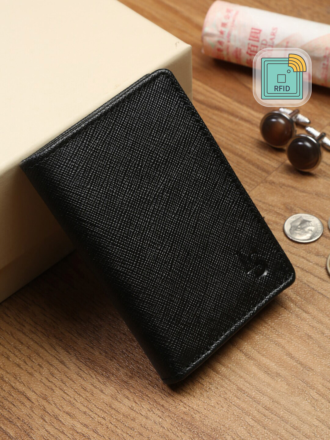 LOUIS STITCH Men Saffiano Leather Black Bifold Wallet | RFID Blocking Slim Purse Wallet
LOUIS STITCH Men Saffiano Leather Black Bifold Wallet | RFID Blocking Slim Purse Wallet