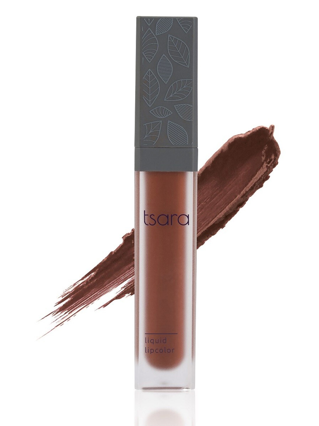 tsara Organic Vegan Liquid Lip Color 7 ml - Caffeine Crew, Brown