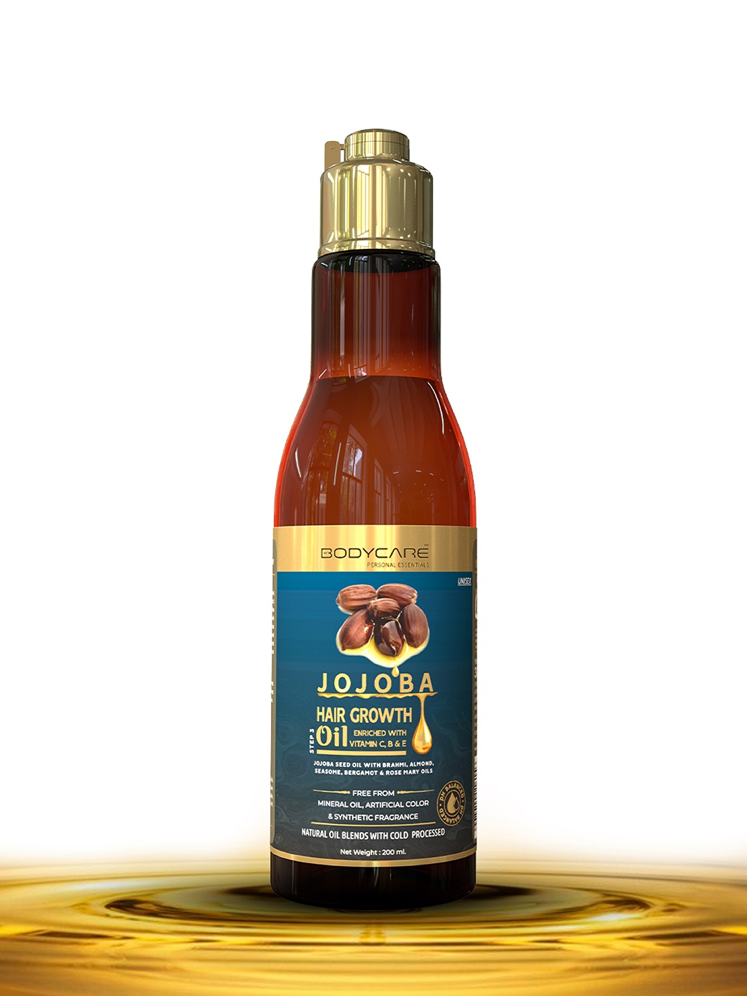 MY BODYCARE Premium Jojoba Hair Rerowth Oil Enriched With Vitamin C, B & E 200ml, Transparent
MY BODYCARE Premium Jojoba Hair Rerowth Oil Enriched With Vitamin C, B & E 200ml, Transparent