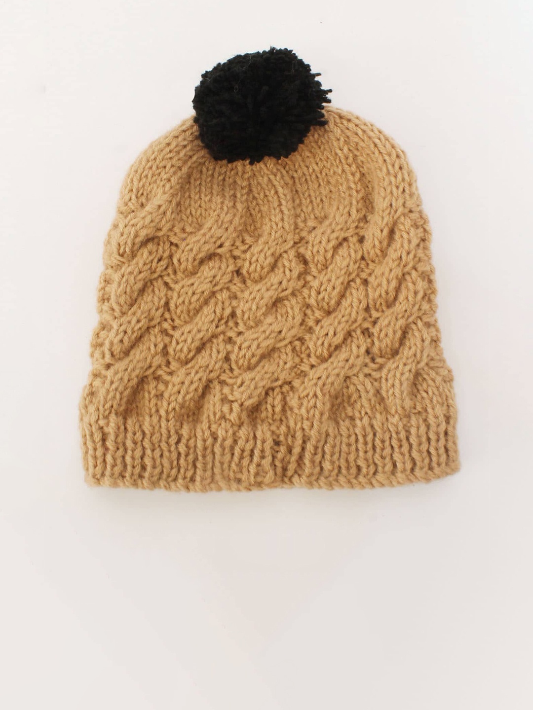 Woonie Unisex Kids Brown Caps