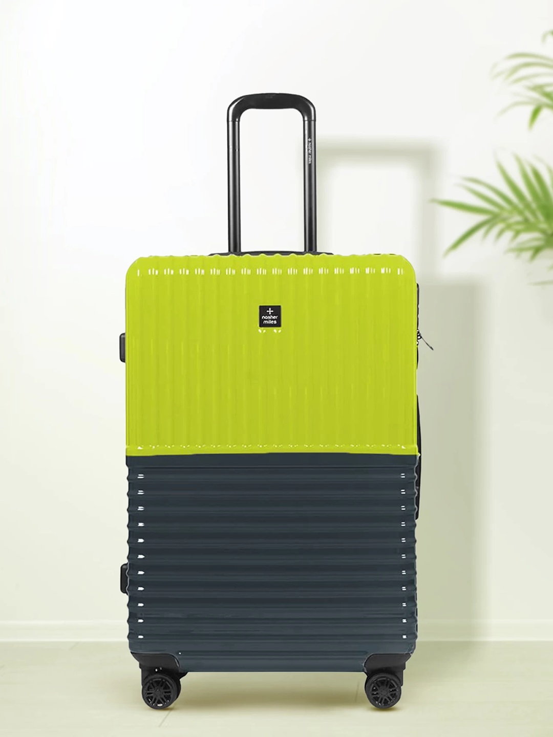 Nasher Miles Istanbul Hard-Side ABS and PC Large LimeGreen Olive Trolley Bag - 28Inch 75cm, Yellow
Nasher Miles Istanbul Hard-Side ABS and PC Large LimeGreen Olive Trolley Bag - 28Inch 75cm, Yellow