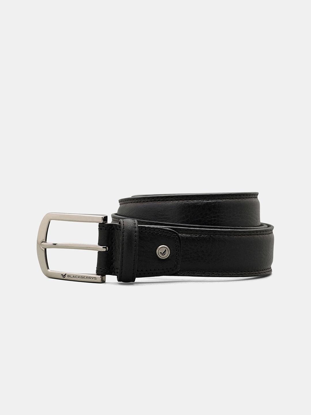 Blackberrys Men Leather Belt, Brown