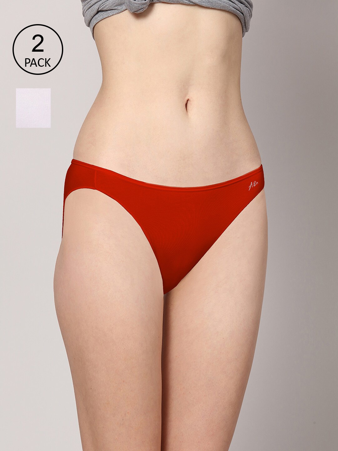 AshleyandAlvis Women Pack of 2 Solid Anti-Bacterial Bamboo MicroModal Bikini AA-BK-SW-SR, White
AshleyandAlvis Women Pack of 2 Solid Anti-Bacterial Bamboo MicroModal Bikini AA-BK-SW-SR, White
