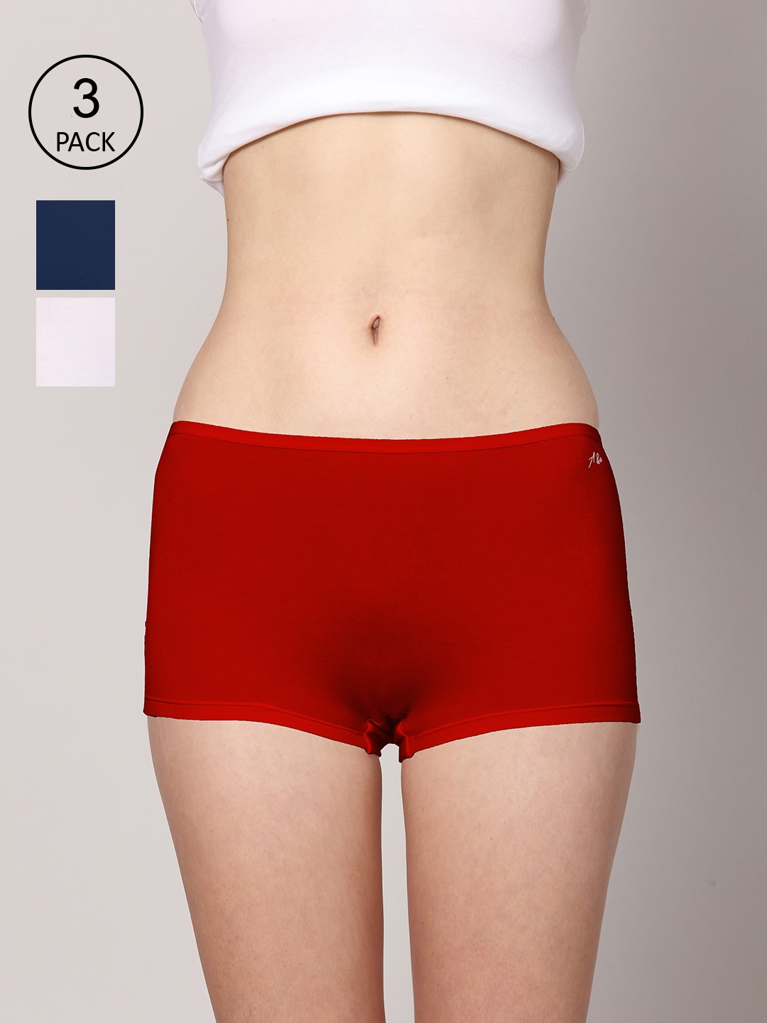 AshleyandAlvis Women Pack of 3 Anti-Bacterial Bamboo MicroModal Boyshorts AA-BS-SW-CB-SR, White
AshleyandAlvis Women Pack of 3 Anti-Bacterial Bamboo MicroModal Boyshorts AA-BS-SW-CB-SR, White