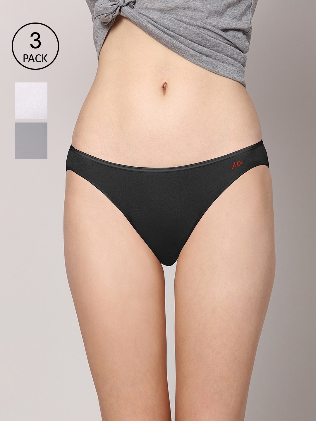 AshleyandAlvis Women Pack of 3 Anti-Bacterial Bamboo MicroModal Bikini AA-BK-EB-SW-MG, Black
AshleyandAlvis Women Pack of 3 Anti-Bacterial Bamboo MicroModal Bikini AA-BK-EB-SW-MG, Black