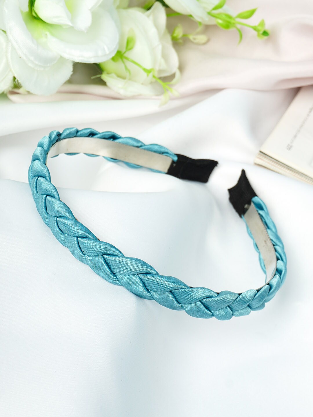 Emmie Women Blue Braided Hairband